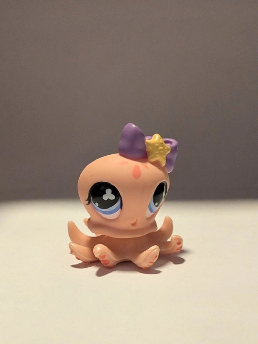 Hasbro Littlest Pet Shop Octopus #513 Toy Orange & Purple